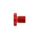 Daytona, mirror hole plug. Red. RHT