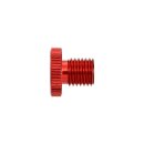 Daytona, mirror hole plug. Red. LHT