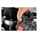 Daytona, mirror hole plug. Red. LHT