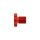 Daytona, mirror hole plug. Red. LHT