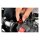 Daytona, mirror hole plug. Red. LHT