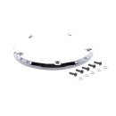 Derby cover, smooth domed. Chrome