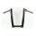 Kodlin, 2" Str8Up handlebar extra tall 43 cm high. Black