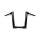 Kodlin, 2" Str8Up handlebar tall 38 cm high. Black