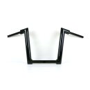 Kodlin, 2" Str8Up handlebar tall 38 cm high. Black