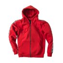 WCC Taped Zip hoodie red