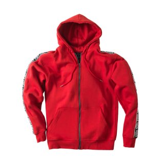 WCC Taped Zip hoodie red