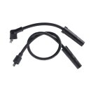 CVP, ThunderCore Pro spark plug wire set. Black