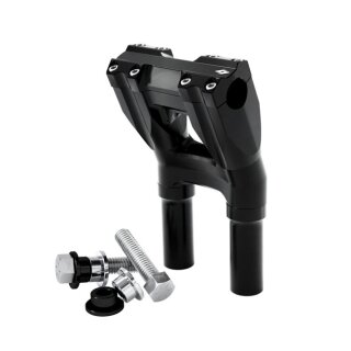 Kraus, Kickback Riser set. 28mm clamp, 200mm rise. Black