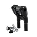 Kraus, Kickback Riser set. 28mm clamp, 200mm rise. Black