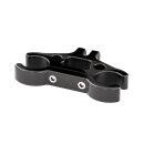 Kraus, T-bar 3" (76mm) extension clamp. Black