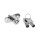Kraus, Wolf One steering lock. Chrome