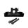 Kraus, isolated riser top gauge mount. Black