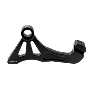 Kraus, rear radical caliper mount. Black