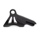 Kraus, rear radial caliper mount bracket. Black