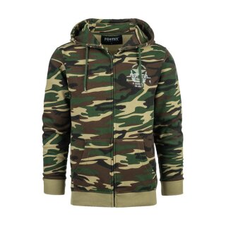 Army Surplus Allie star-Willy jeep Hoodie camo