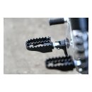Burly, MX style footpegs