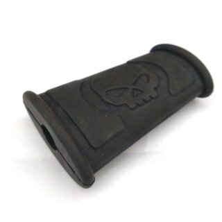 REPLACEMENT SKULL RUBBER FLAT KICK PEDAL BLACK