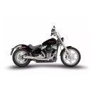 Zard 2-1 Short Cone Edelstahl Auspuffanlage für Harley Softail 18-24