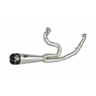 Zard 2-1 Edelstahl Euro5 Auspuffanlage für Harley M8 Touring 21-23