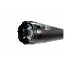 Zard 2-1 Edelstahl Euro5 Auspuffanlage schwarz für Harley M8 Touring 21-23