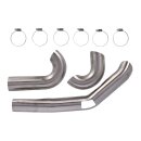 Zard, header heat shield set. Polished