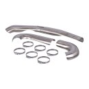 Zard, header heat shield set. Polished