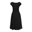 Queen Kerosin AOP Swing dress black