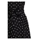 Queen Kerosin AOP Swing dress black