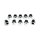 Colony, cap nuts 5/16-24 chrome plated
