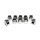 Colony, cap nuts 7/16-14 chrome plated