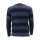 Roeg Ricky Jersey Pullover gestreift Baumwolle Navy Schwarz