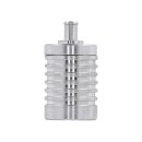 DK Custom Products, 4 stage billet catch can. Clear