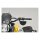 Daytona, clamp-on D-Mirror-19 Half Moon. Black. L&R