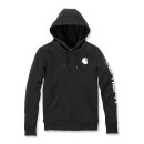 Carhartt Logo Sleeve women hoodie black M