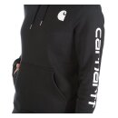 Carhartt Logo Sleeve women hoodie black L