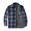Carhartt Flannel Sherpa-lined shirt navy