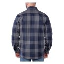 Carhartt Flannel Sherpa-lined shirt navy