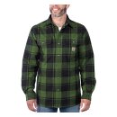Carhartt Flannel Sherpa-Lined shirt chive