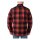 Carhartt Flannel Sherpa-Lined shirt red ochre