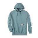 Carhartt Sleeve Logo hooded sweatshirt sea pine heather