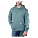 Carhartt Sleeve Logo hooded sweatshirt sea pine heather