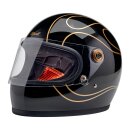 Biltwell Gringo S helmet gloss black flames