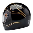 Biltwell Gringo S helmet gloss black flames