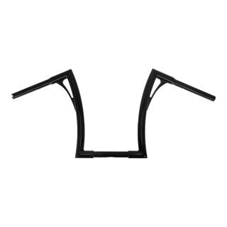 Kodlin, 1-1/4" Flow Bar. Tall, without brace. Black