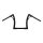Kodlin 1-1/4" Flow Bar Tall Lenker schwarz 15"