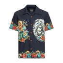 King Kerosin Vintage Tropical Deluxe Shirt Black