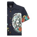 King Kerosin Vintage Tropical Deluxe Shirt Black