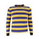 Longsleeve Shirt Baumwolle Behind Bars 13 1/2 gelb blau...