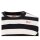 Longsleeve Shirt Baumwolle Behind Bars 13 1/2 weiß schwarz gestreift